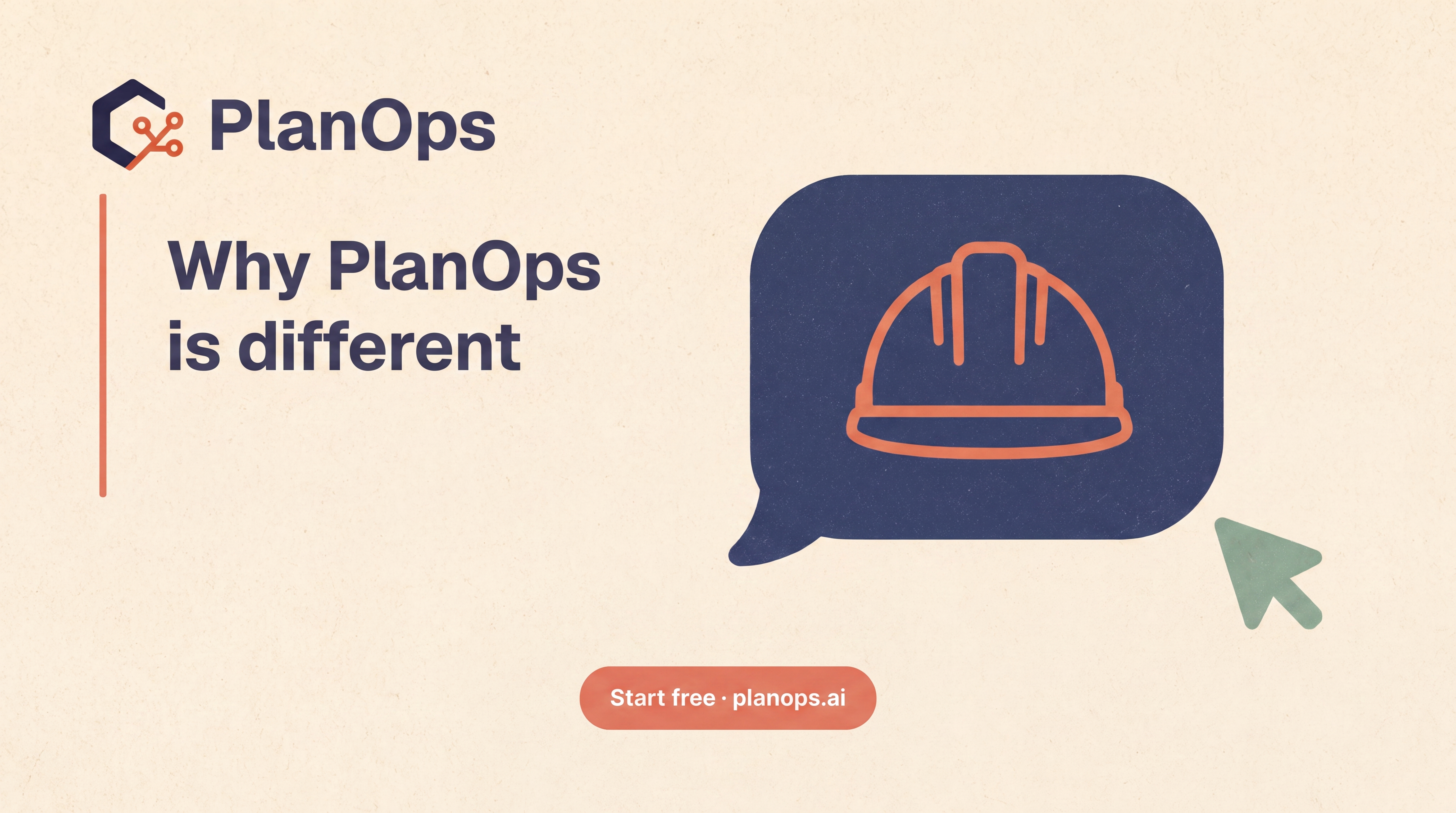 A construction team using PlanOps to turn a project request into a structured output